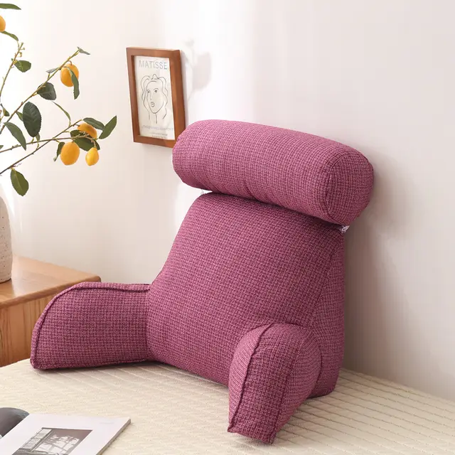 Large Backrest With Arm Neck Pillow Rouge - Shop at LoveMi