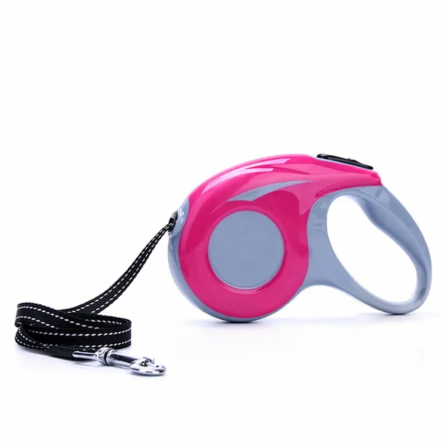Automatic Telescopic Traction Rope Multicolor Pink - Shop at LoveMi