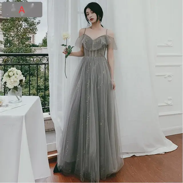 Bridesmaid dress Gray - Shop at LoveMi
