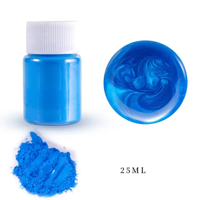 DIY Crystal Epoxy Toning Shiny Symphony Pearl Powder Dark Blue - Shop at LoveMi