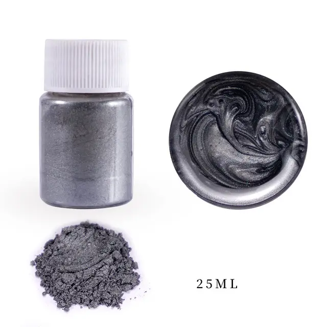 DIY Crystal Epoxy Toning Shiny Symphony Pearl Powder Grey - Shop at LoveMi
