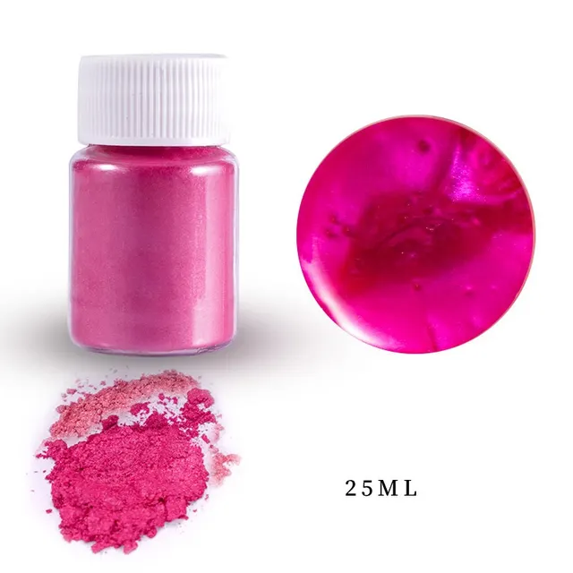 DIY Crystal Epoxy Toning Shiny Symphony Pearl Powder Rose Red - Shop at LoveMi