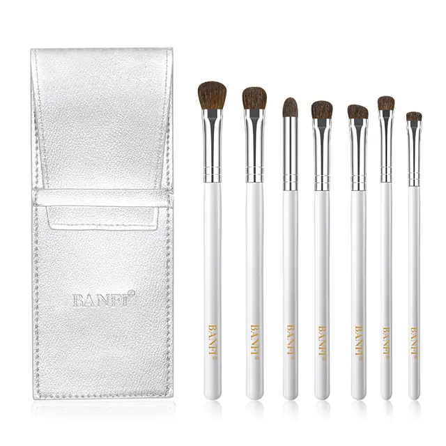 Super Soft Eyeshadow Brush Set White Silver - Shop at LoveMi