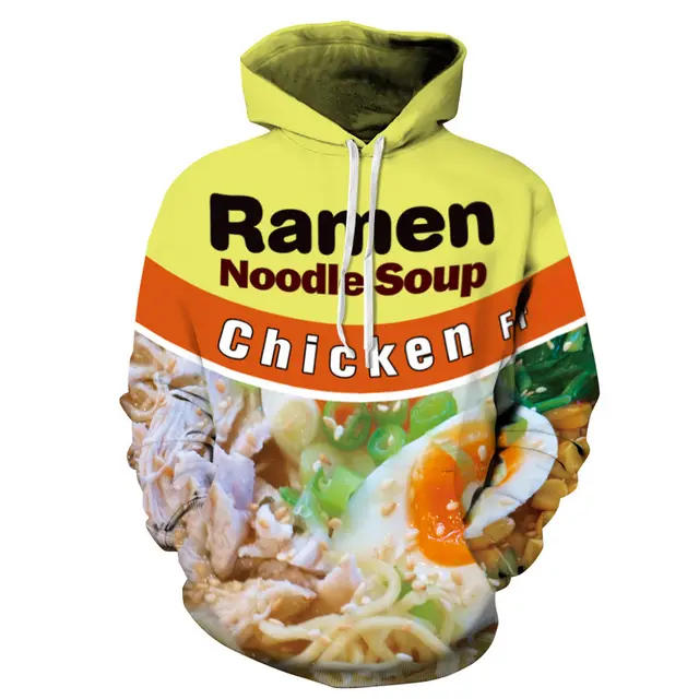 Fun 3D Sweater Digital Printing Chicken Beef Chocolate A1 - Shop at LoveMi