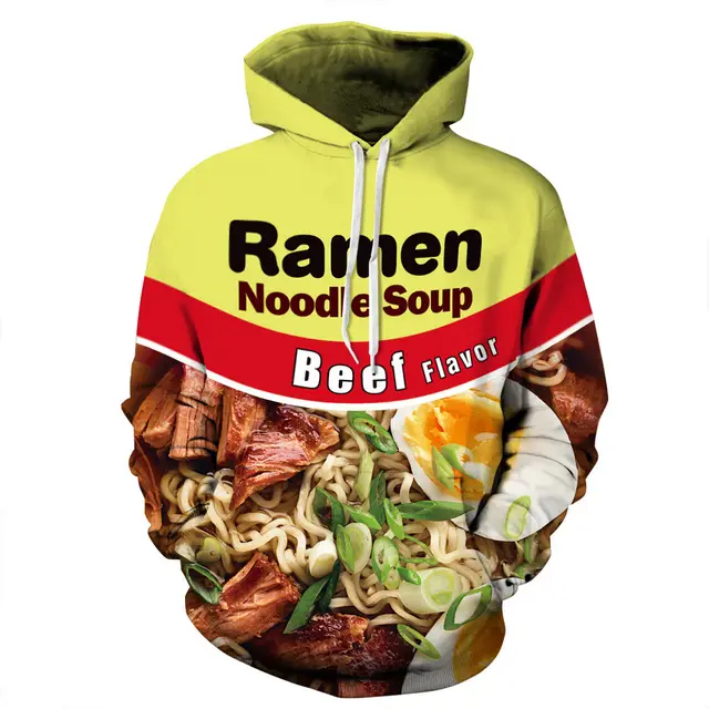 Fun 3D Sweater Digital Printing Chicken Beef Chocolate A2 - Shop at LoveMi