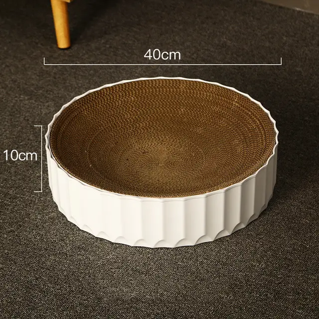 Corrugated Cat Litter Cat Scratcher Round Claw Grinder - Shop at LoveMi