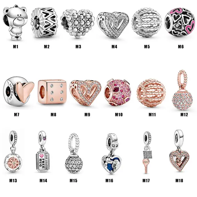 Rose Gold Beads, Bright Hand painted Love Beaded DIY Accessories - Shop at LoveMi