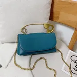 Spring Ins Super Fire Small Bag Female Popular New Wave Korean Version Of The Wild One-Shoulder Messenger Fashion Handbag - Blue