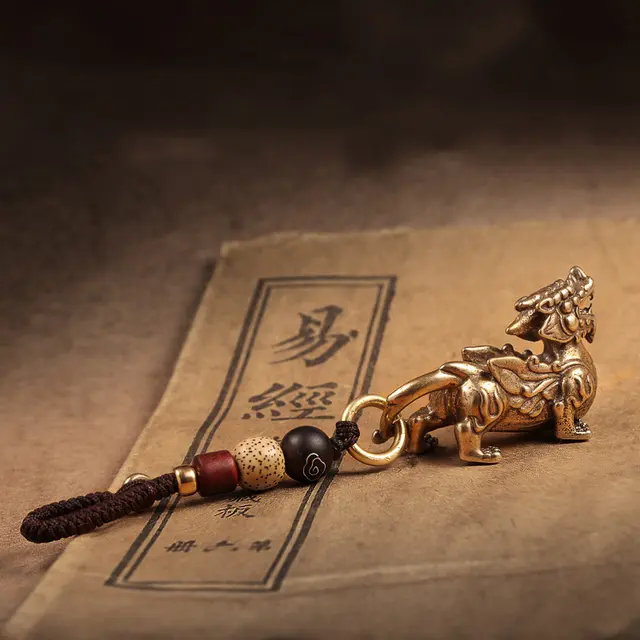 Brass Faucet Keychain Male Personality Creative Key Chain Brown - Shop at LoveMi