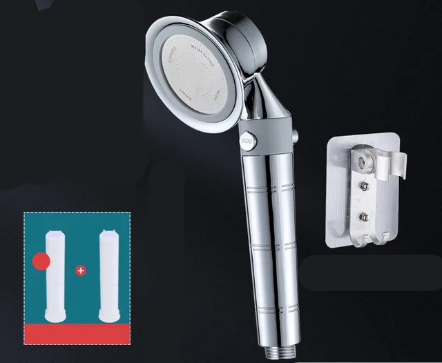 Pressurized Shower Nozzle Small Waist Shower Household Shower Single Head Set N - Shop at LoveMi