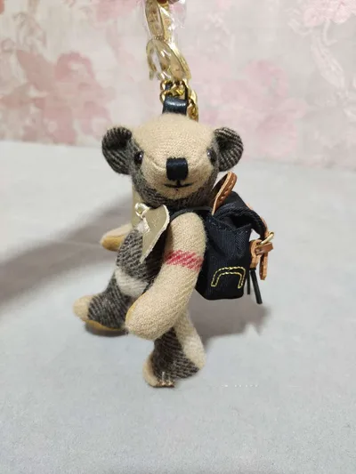 Cashmere Bear Pendant Windbreaker Backpack Bear Car Pendant Cute Keychain Pendant - Shop at LoveMi