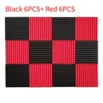 Black 6Pcs And Red 6Pcs