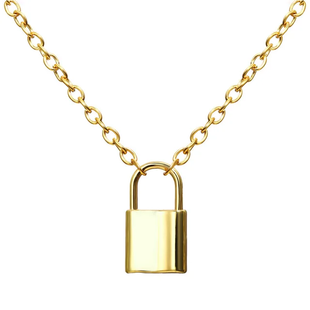 Simple Alloy Metal Clavicle Chain Gold - Shop at LoveMi