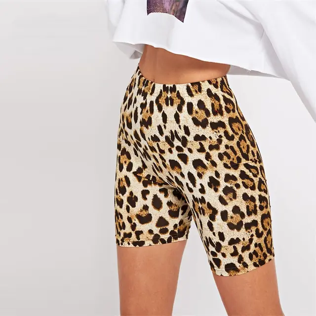 Wear High Stretch Leggings Outside The Bottom Leopard - Shop at LoveMi