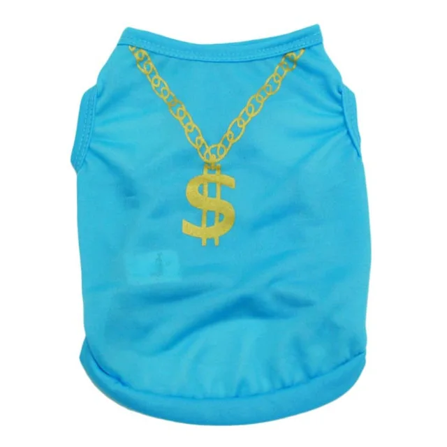 Spring And Summer New Pet Dog Teddy Pet Vest Blue - Shop at LoveMi