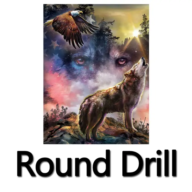 5D Diamond Painting Full Circle Square Embroidery Picture - Shop at LoveMi