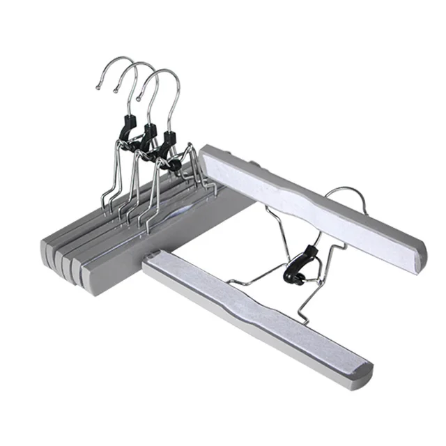 Clothes Rack Skirt Clip Non Slip Clothing Store Household Multifunctional Granny Grey - Shop at LoveMi