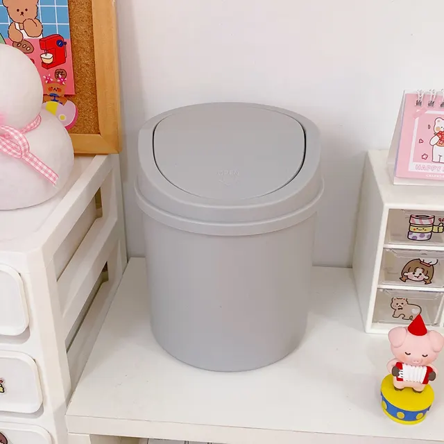 Creative Girl Heart Home Cute Net Red Mini Storage Box With Lid Dark Grey - Shop at LoveMi
