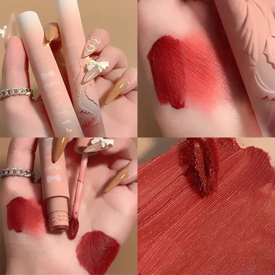 Spring And Summer Lip Glaze Pure Desire Almond Matte White Lipstick - Shop at LoveMi
