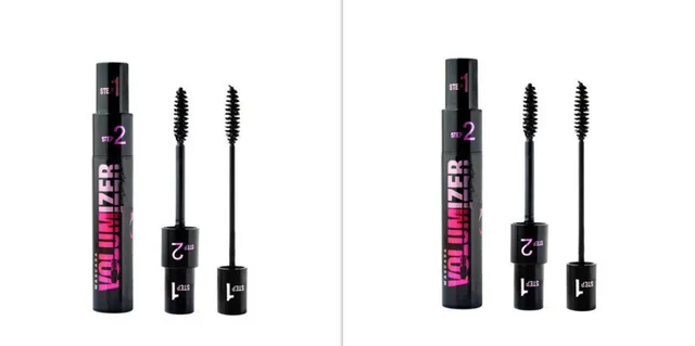 Double Effect Volume Adjustment Mascara Growth Liquid Mascara 2Pcs - Shop at LoveMi