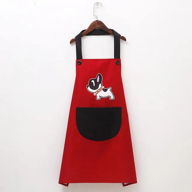 Apron Beauty Shop Manicure Shop Summer Protective Bib Red - Shop at LoveMi