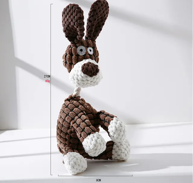 Manufacturer Pet Plush Toy Corn Plush Dog Molar Tooth Donkey Vocalizing Toy Brown - Shop at LoveMi