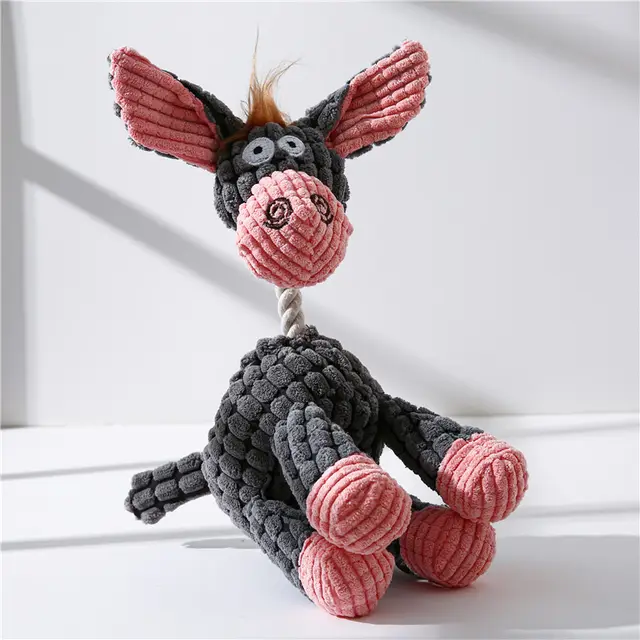Manufacturer Pet Plush Toy Corn Plush Dog Molar Tooth Donkey Vocalizing Toy Red - Shop at LoveMi