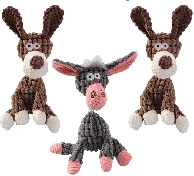 Manufacturer Pet Plush Toy Corn Plush Dog Molar Tooth Donkey Vocalizing Toy Set A - Shop at LoveMi