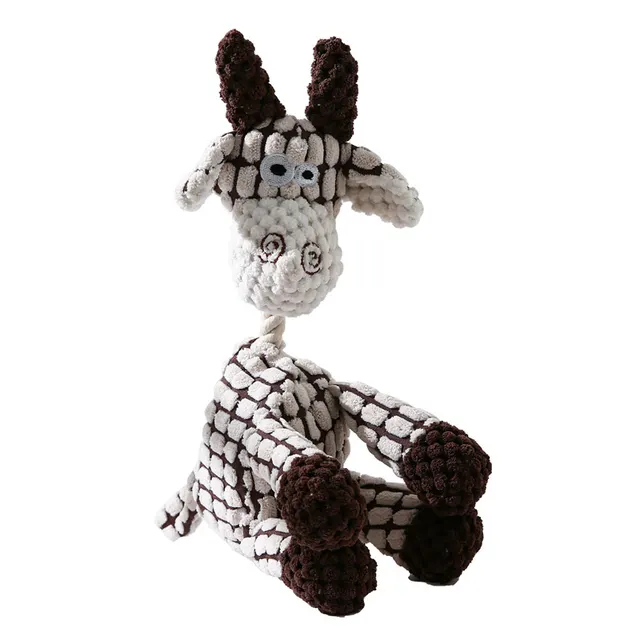 Manufacturer Pet Plush Toy Corn Plush Dog Molar Tooth Donkey Vocalizing Toy White - Shop at LoveMi