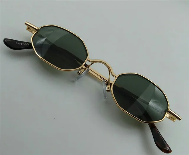 Hexagonal Mini frama With Decorative Sunglasses Black - Shop at LoveMi