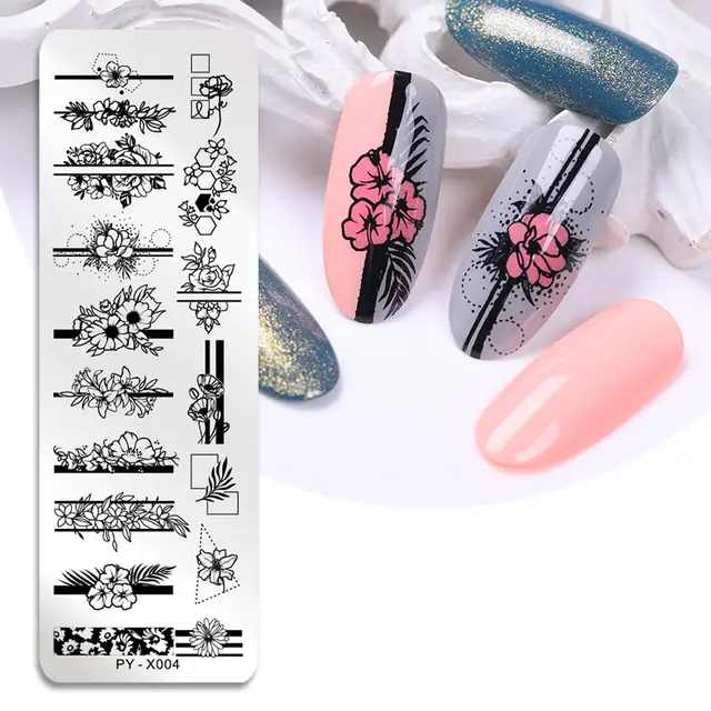 Nail Stainless Steel Printing Plate Py X004 - Shop at LoveMi
