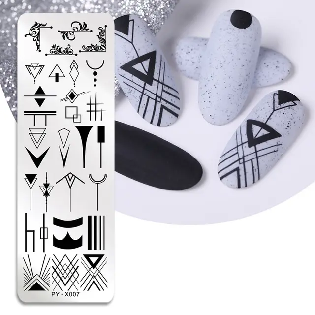Nail Stainless Steel Printing Plate Py X007 - Shop at LoveMi