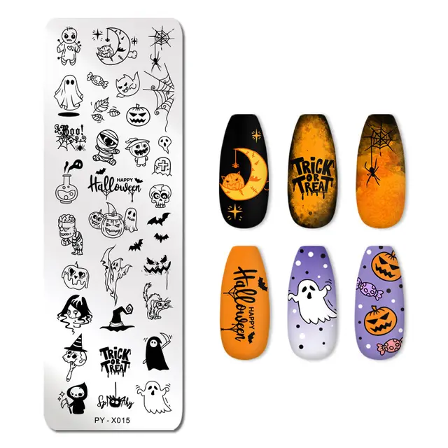 Nail Stainless Steel Printing Plate Py X014 - Shop at LoveMi