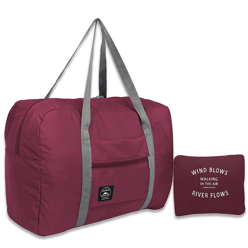 Portable Folding Storage Bag Large Capacity Duffel Bag Red - Shop at LoveMi