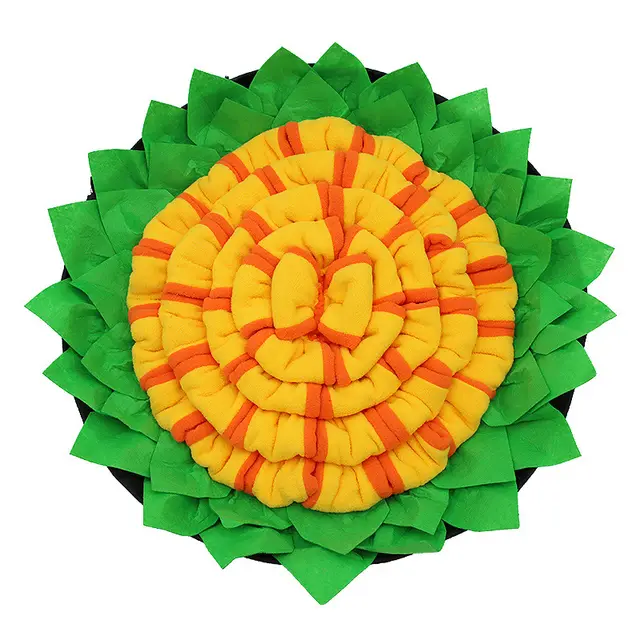 New Pet Sniffing Mat, Dog Training Mat, Anti Choking Bowl For Cats And Dogs, Dog Sniffing Mat Yellow - Shop at LoveMi