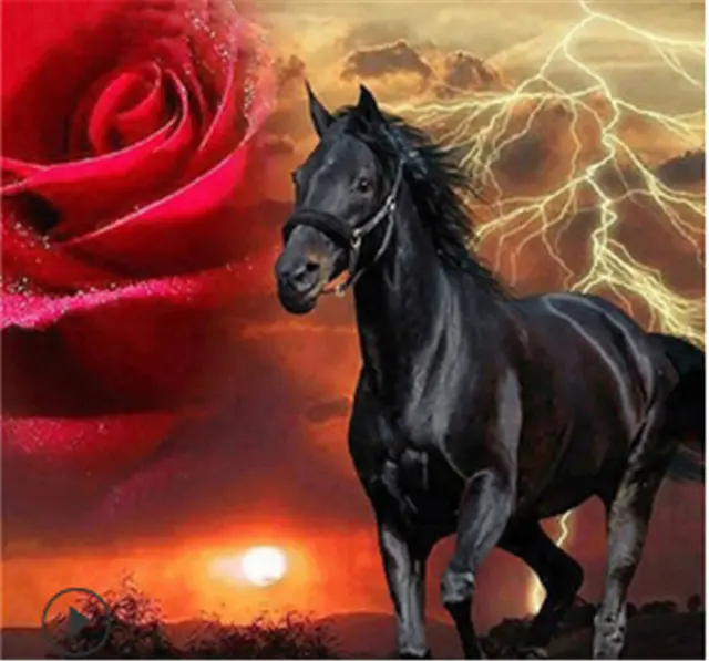 DIY Round Diamond Full Diamond Landscape Diamond Embroidery - Shop at LoveMi