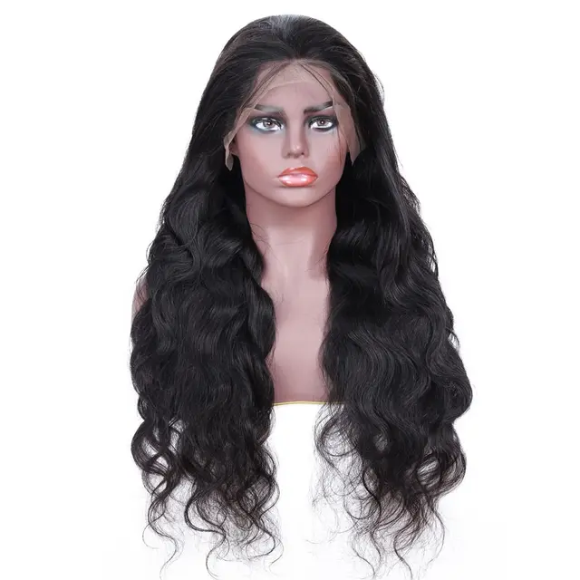 Human Hair Wigs Front Lace 13x4 body Wave Female Hair Wig 22Inch - Shop at LoveMi