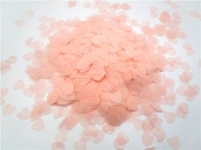 Love Balloon Filling Multicolored Heart shaped Confetti Toss Ddecoration Light Pink - Shop at LoveMi