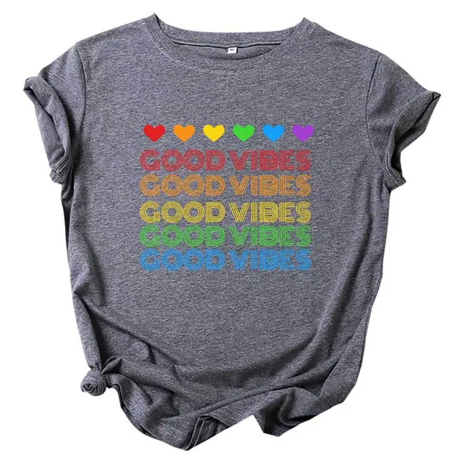 Love Short sleeved T shirt Women Dark Gray - Shop at LoveMi