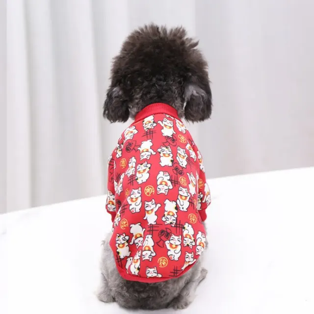 Kimono And Wind Bronzing Dog Cat Pet Small And Medium Sized Dog Two Foot Guard Clothing Supplies L - Shop at LoveMi
