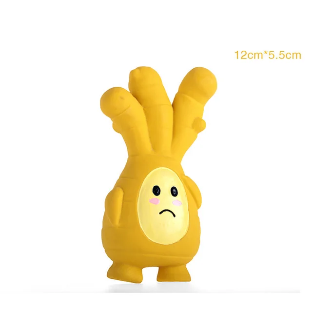 Sing Ginger Garlic Dog Latex Sounding Toy Yellow - Shop at LoveMi