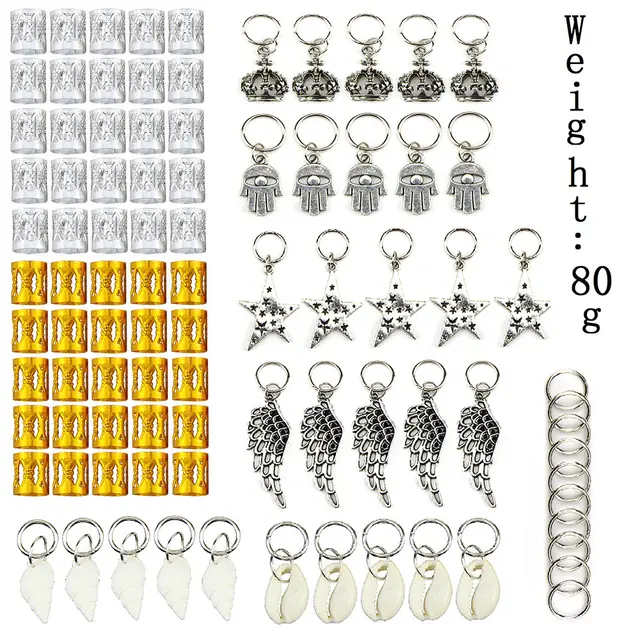 Personalized Hairpin Metal Round Buckle Pigtail Headdress - Shop at LoveMi