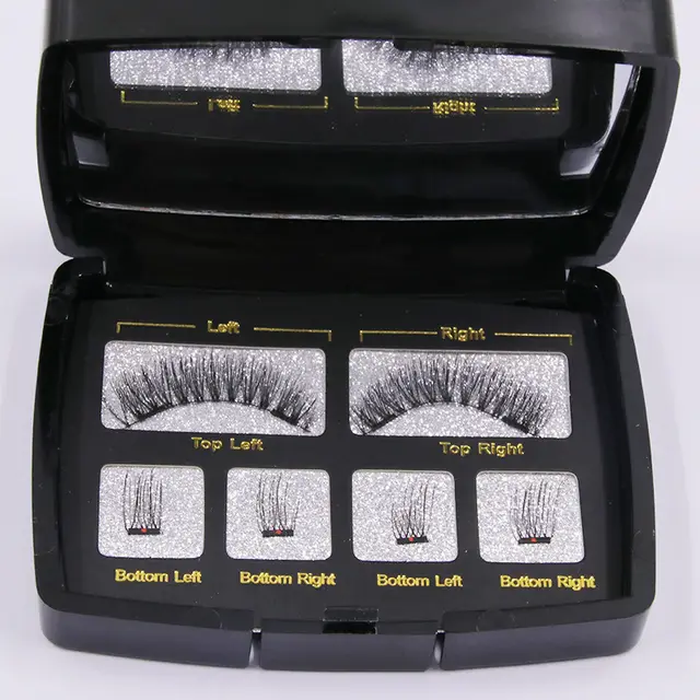Magnetic False Eyelashes Acrylic Set Without Glue Sharpening Ks01# - Shop at LoveMi