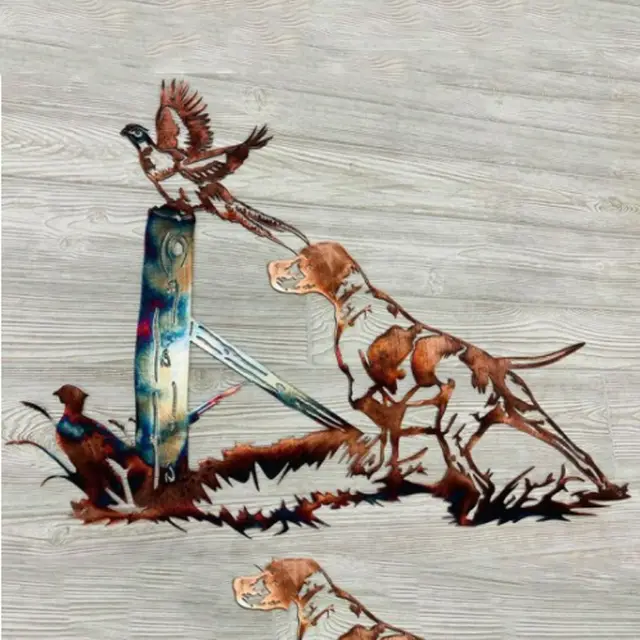 Wall Decoration Silhouette Metal Animal Silhouette Dog - Shop at LoveMi