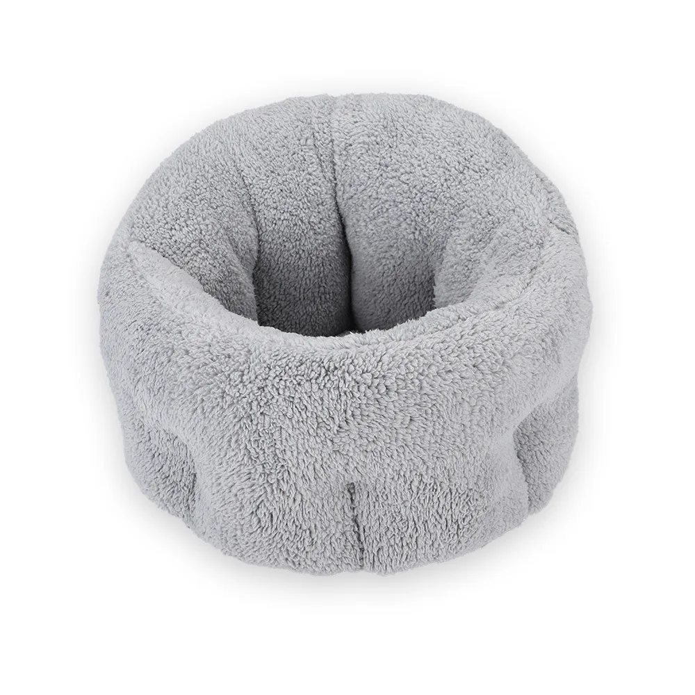 Dog House Cat House Pet House Cotton Lint Pet Puppy Dog Beds Large Dogs Indoor Dog Calming Beds Warm Dog Sofa Washable - Grey