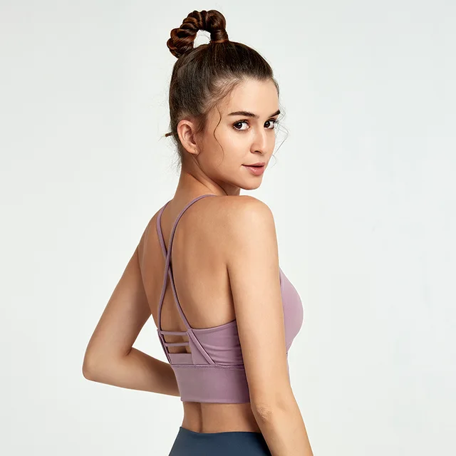 Women's Fitness Running Yoga Vest Sports Vest Purple - Shop at LoveMi