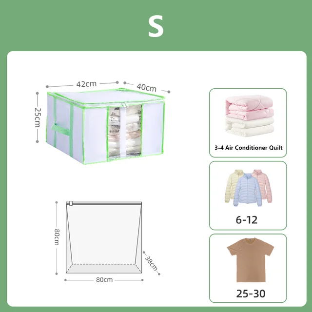 Taili Vacuum Compression Storage Box Bag Large Foldable Fabric Box Default - Shop at LoveMi