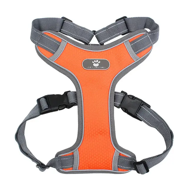 Dog Pet Traction Explosion Proof Chest Vest Vest Orange - Shop at LoveMi