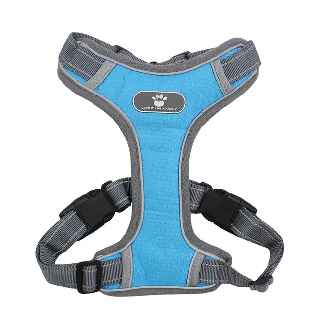 Dog Pet Traction Explosion Proof Chest Vest Vest Sky Blue - Shop at LoveMi