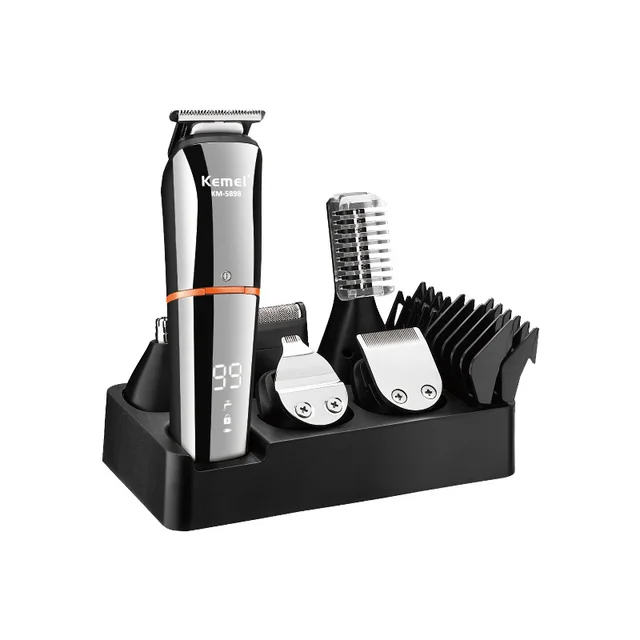 Multifunctional LCD Display Of Electric Hair Clipper Black - Shop at LoveMi